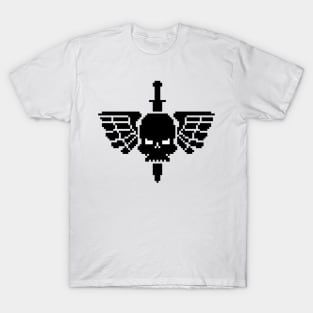 Adeptus Astartes skull Pixel art T-Shirt